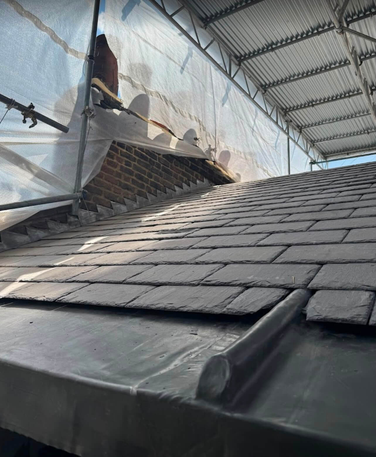 new house slate roof