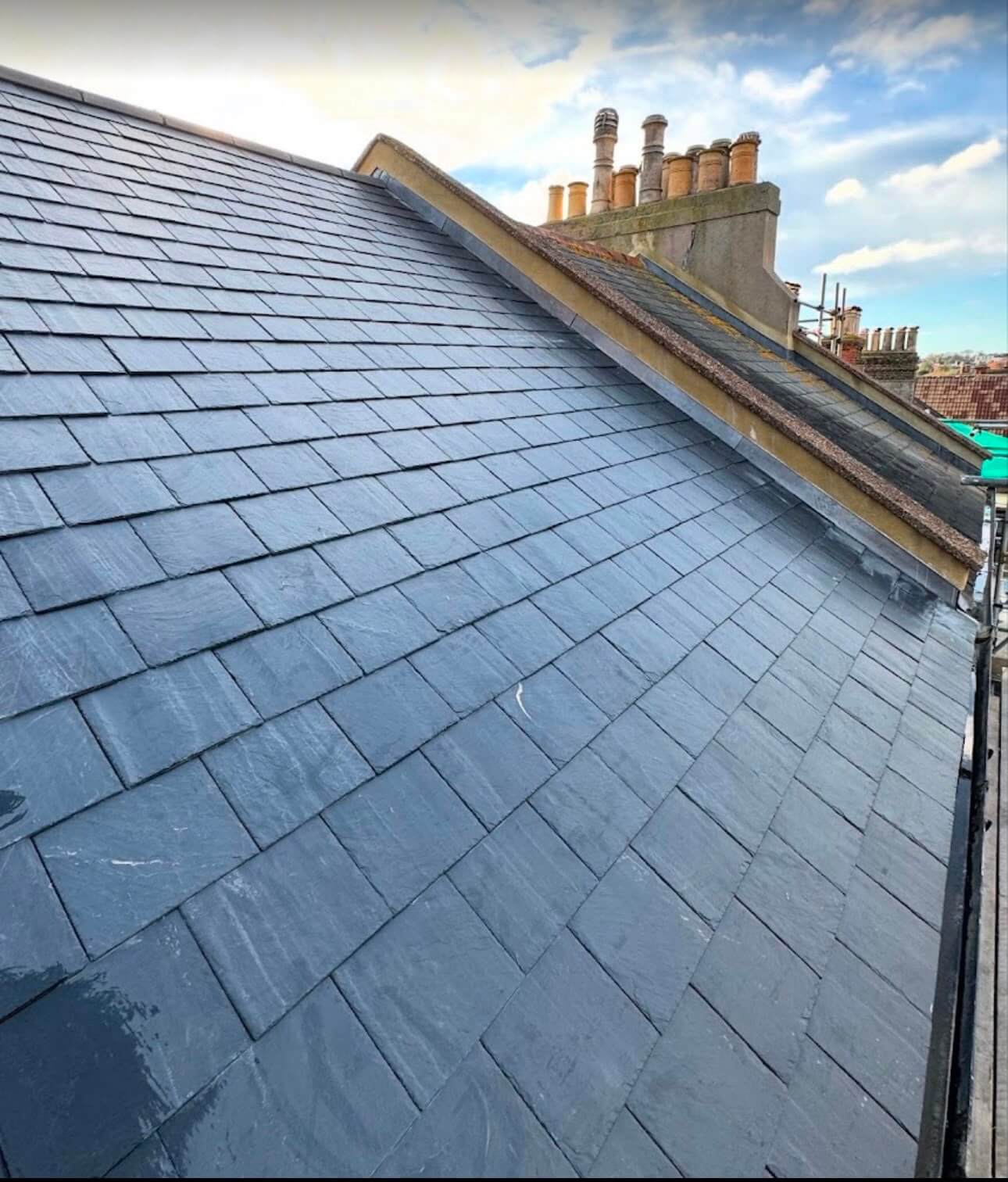 new slate roof on dublin house