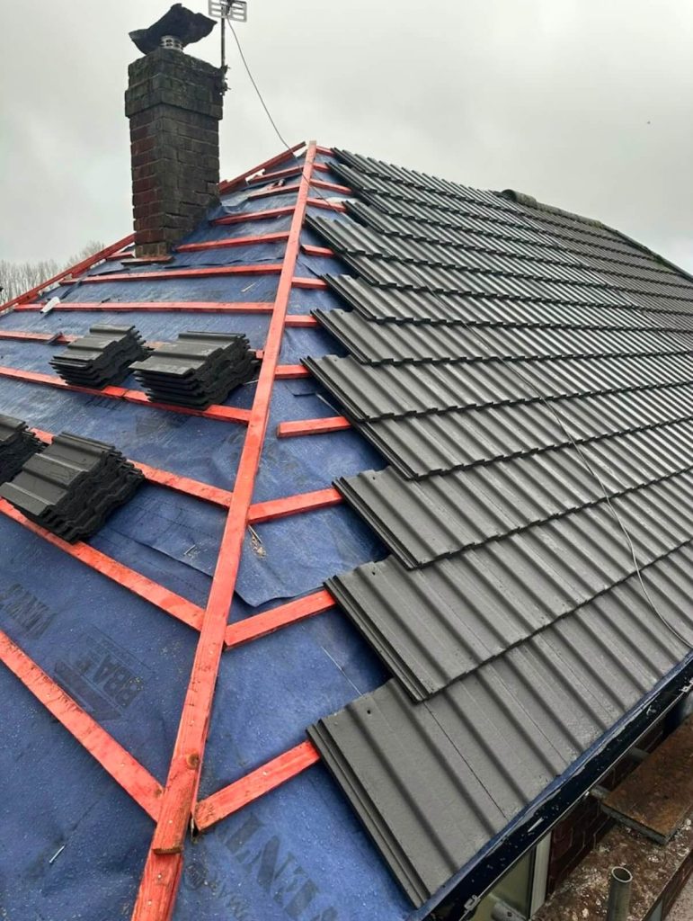 replacing an old house roof